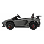 Elektrické autíčko Lamborghini Aventador SV 2x200W 24V - dvojmiestne - sivé